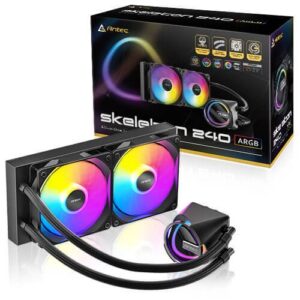 קירור נוזלי כפול Antec SKELETON 240 ARGB Black INTEL/AMD 0-761345-40065-7