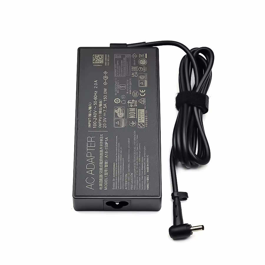 מטען AC Adapter Laptop Charger For Asus 20V 7.5A 150W 4.5X3.0mm WITH CENTRAL PIN