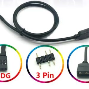 Adapter Cable for Gigabyte RGB 5V 3 Pin VDG to Normal 3 Pin Conversion Line Connector