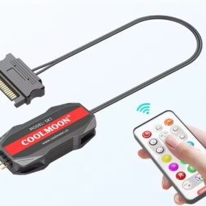 RGB Remote Controller ARGB 5V 3PIN To SATA power connector