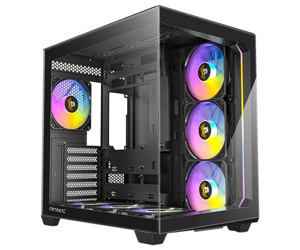 מארז שחור Antec C5 ARGB 0-761345-10033-5 Mid-Tower ATX 7x ARGB FANS Incl Type-C