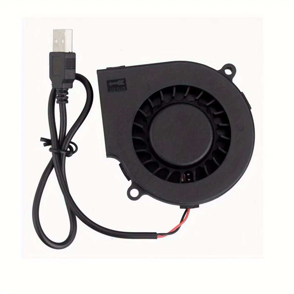 75mm USB Fan Cooling Turbo Blower 15mm Brushless 3D Printer For Extruder