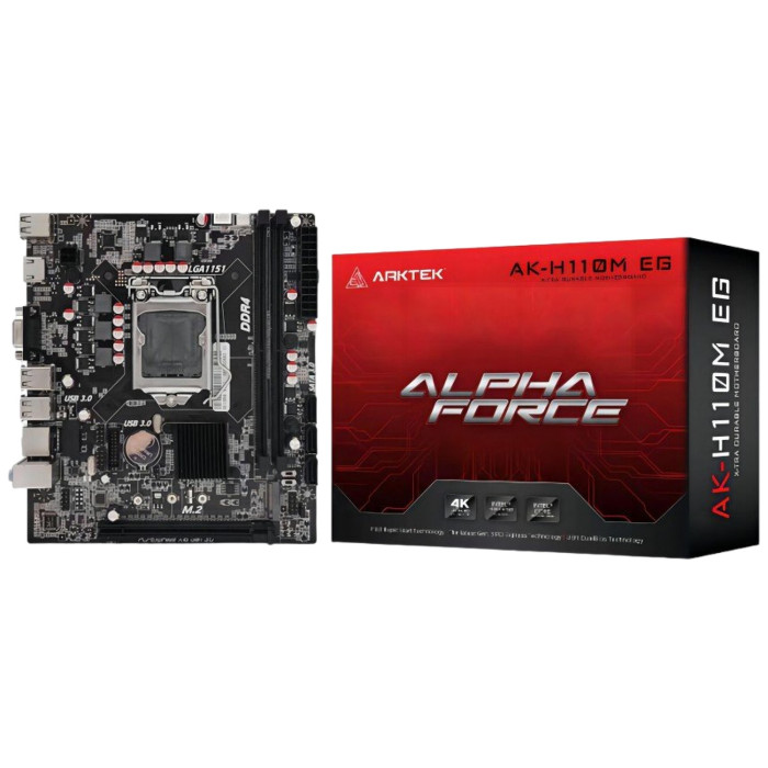 לוח אם ARKTEK AK-H110M EG VA DDR4 LGA1151