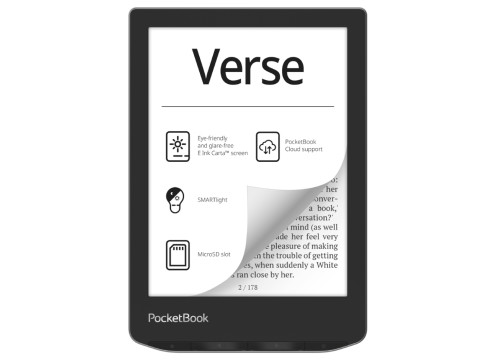 ספר אלקטרוני PocketBook 6" Verse אפור  PB629-M-WW