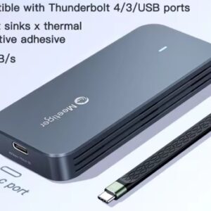 Meetiger  PNU4 SE  M.2 NVMe SSD Enclosure UP TO 40Gbps Aluminum Case
