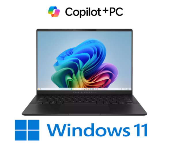 נייד ASUS VivoBook S 14 Ryzen AI 7 350 24GB 1TB MVME Win11H 3K M5406KA-PP113W