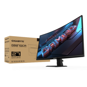 מסך קעור Gigabyte GS27QCA VA 180hz QHD HDR Ready AMD FreeSync