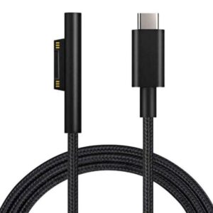 כבל USB C  Type C Charger Adapter Cable 1.8M for Microsoft Surface Pro 8/7/6/5/4/3
