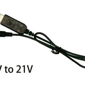 5V to 21V boost cable 21V battery dedicated charging cable DC interface USB