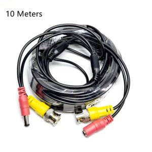 10M Cable For  CCTV DVR  System  BNC Video Cable + DC Power  Cable