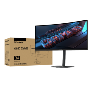 מסך Gigabyte GS34WQCA 34 WQHD VA 1Ms 120Hz HDR10 Curved Vesa100
