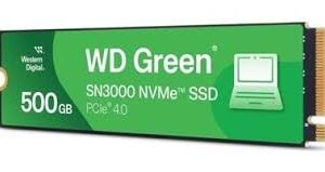 דיסק פנימי WD SN3000 500GB Gen 4X4 NVME Read-5000 Write-4200