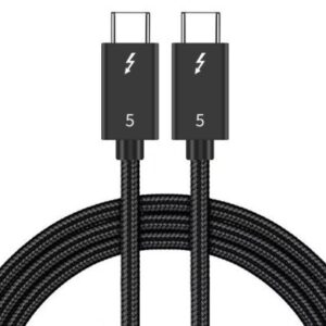 כבל THUNDERBOLT 5.0 80/120Gbps 16K@60HZ 240W אורך 1 מטר