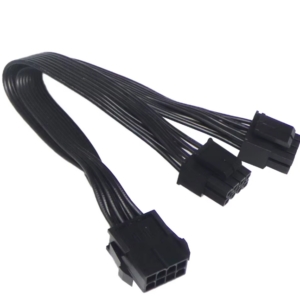 ATX 12V CPU 8 Pin Female to Dual 8 Pin Male Y-Splitter Cable 20CM
